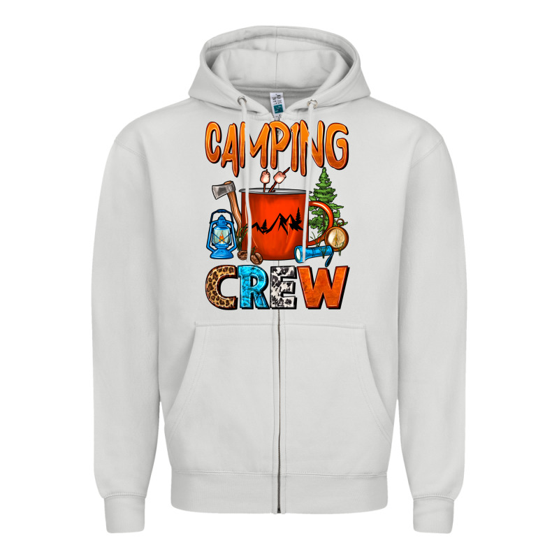 Camping Crew Camper Coffee Mug Zipper Hoodie by FaDigitalArtStudio | Teevron