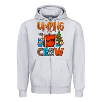 Heather Grey camping crew camper coffee mug Zipper Hoodie - FaDigitalArtStudio