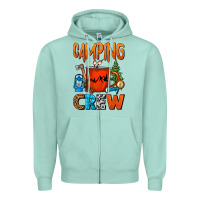 Seafoam camping crew camper coffee mug Zipper Hoodie - FaDigitalArtStudio