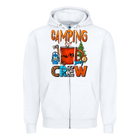 White camping crew camper coffee mug Zipper Hoodie - FaDigitalArtStudio