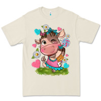 Bone little cute cow Premium Tee - NancyCooperArtShop
