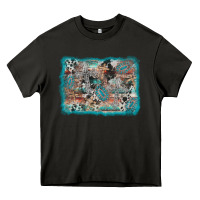 Asphalt cross western background Heavy Core Tee - AdoDesignShop