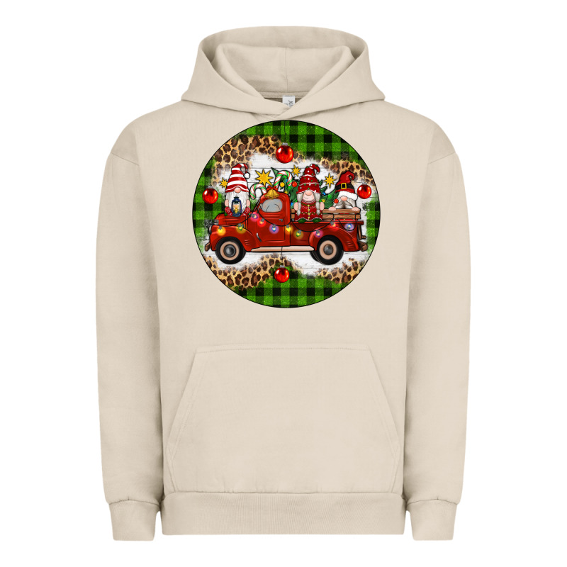 Christmas Gnomes Truck Urban Hoodie by Artiststas | Teevron