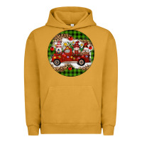 Pigment Peanut Butter christmas gnomes truck Urban Hoodie - Artiststas