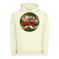Pigment Pistachio christmas gnomes truck Urban Hoodie - Artiststas