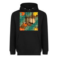 Black fall boot seamless pattern Heavyweight Hoodie - BundleAndBundleShop