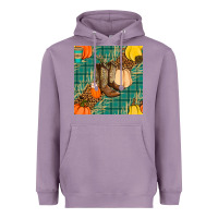 Lavender fall boot seamless pattern Heavyweight Hoodie - BundleAndBundleShop