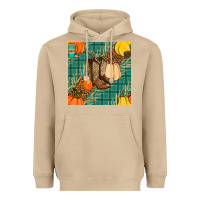 Mushroom fall boot seamless pattern Heavyweight Hoodie - BundleAndBundleShop