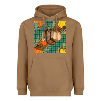 Toasted Coconut fall boot seamless pattern Heavyweight Hoodie - BundleAndBundleShop