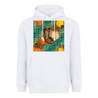 White fall boot seamless pattern Heavyweight Hoodie - BundleAndBundleShop