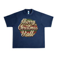 Navy Merry Christmas Y'all Urban Heavy Tee - Bettercallsaul