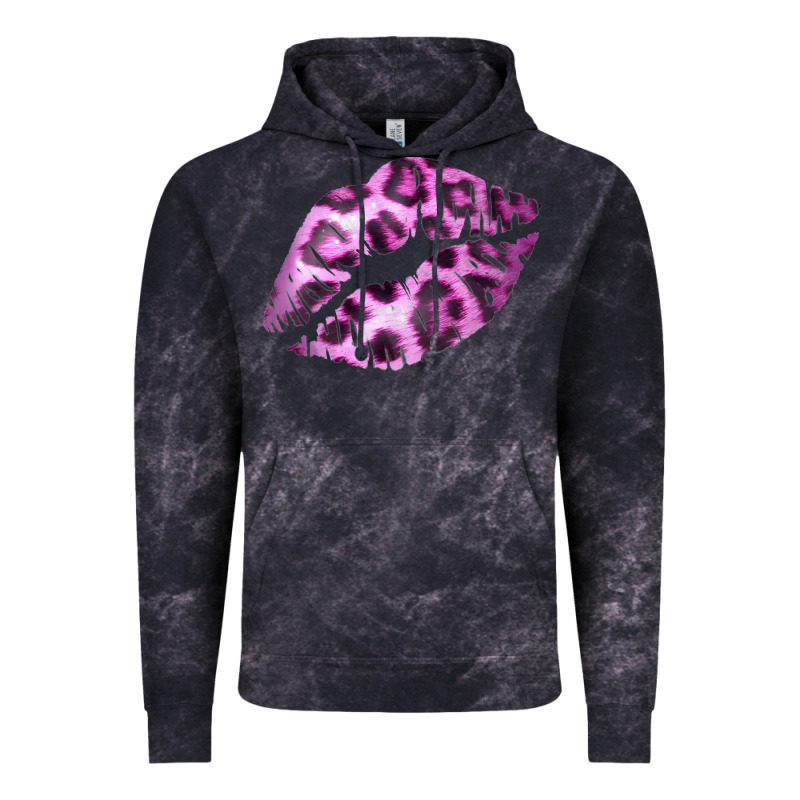 Pink Leopard Lips Vintage Hoodie by Bettercallsaul | Teevron