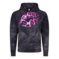 Cloud Black Pink Leopard Lips Vintage Hoodie - Bettercallsaul