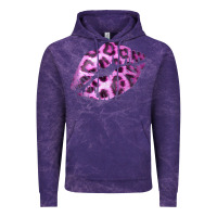 Cloud Purple Pink Leopard Lips Vintage Hoodie - Bettercallsaul