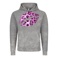 Cloud Rock Pink Leopard Lips Vintage Hoodie - Bettercallsaul