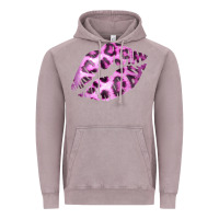 Vintage Zinc Pink Leopard Lips Vintage Hoodie - Bettercallsaul