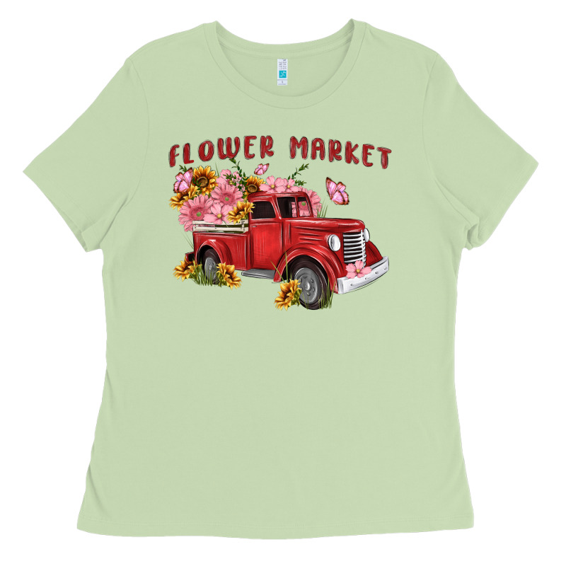 Flower Market Ladies Tee by MaliasSmallBusiness | Teevron