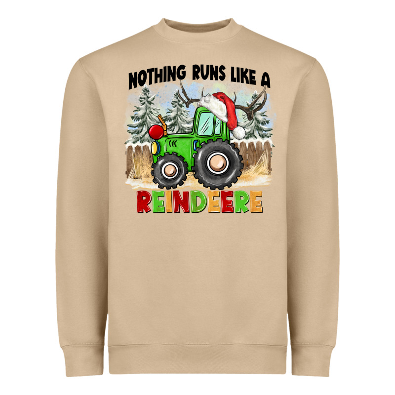 Nothing Runs Like A Reindeere Heavyweight Sweatshirt by CowGirlArtShop | Teevron