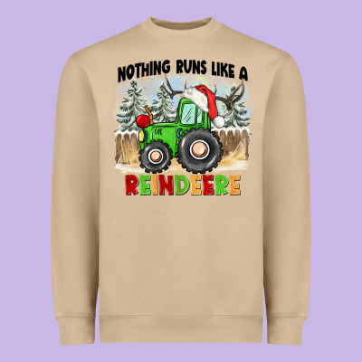 Nothing Runs Like A Reindeere Heavyweight Sweatshirt Designed By Cowgirlartshop