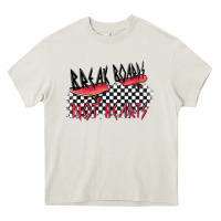 Cream break boards not hearts Heavy Core Tee - MaliasSmallBusiness