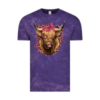 Cloud Purple Highland cow Vintage Tee - Bettercallsaul