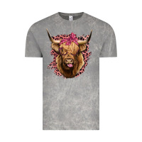 Cloud Rock Highland cow Vintage Tee - Bettercallsaul