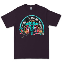 Plum nurse rainbow Premium Tee - NancyCooperArtShop