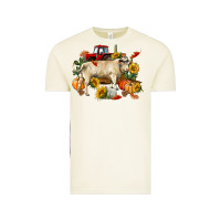 Vintage Arctic Fall charolais bull Vintage Tee - RanaPortraitStore