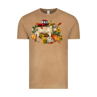 Vintage Camel Fall charolais bull Vintage Tee - RanaPortraitStore