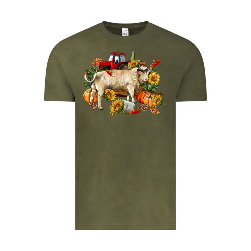 Fall Charolais Bull Vintage Tee by RanaPortraitStore | Teevron