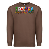 Chestnut Teacher Cryons Kids Caffeine Premium Sweatshirt - CowhideDigitalArt