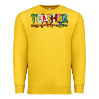 Lemon Teacher Cryons Kids Caffeine Premium Sweatshirt - CowhideDigitalArt