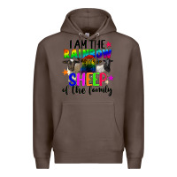 Coffee I am the rainbow sheep of the family Premium Hoodie - FaDigitalArtStudio
