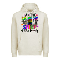 Oatmeal Heather I am the rainbow sheep of the family Premium Hoodie - FaDigitalArtStudio