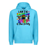 Ocean Blue I am the rainbow sheep of the family Premium Hoodie - FaDigitalArtStudio