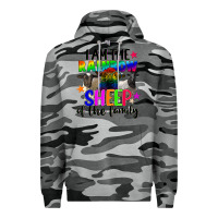 Slate Camo I am the rainbow sheep of the family Premium Hoodie - FaDigitalArtStudio