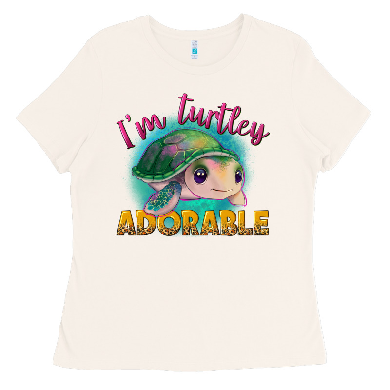 I'm Turtley Adorable Ladies Tee by NancyCooperArtShop | Teevron