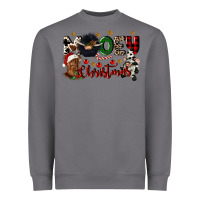 Storm mooey christmas Heavyweight Sweatshirt - CowGirlArtShop