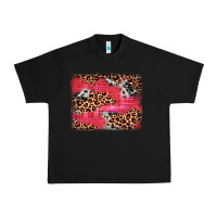 Black valentine's day cowhide leopard background Urban Heavy Tee - JahusDesignShop