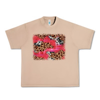 Burro valentine's day cowhide leopard background Urban Heavy Tee - JahusDesignShop