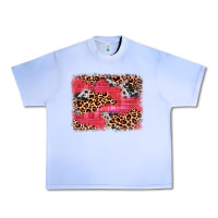Grape Ice valentine's day cowhide leopard background Urban Heavy Tee - JahusDesignShop