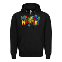 Black Inclusion matters Zipper Hoodie - FaDigitalArtStudio