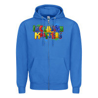 True Royal Inclusion matters Zipper Hoodie - FaDigitalArtStudio