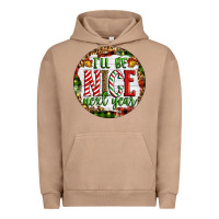 Pigment Burro Christmas i'll be nice next year Urban Hoodie - Artiststas
