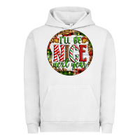 Pigment Lunar Rock Christmas i'll be nice next year Urban Hoodie - Artiststas