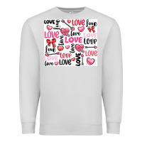 Dove Grey love Premium Sweatshirt - LillyAllenDesigns