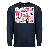 Navy love Premium Sweatshirt - LillyAllenDesigns