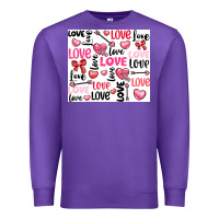Purple love Premium Sweatshirt - LillyAllenDesigns