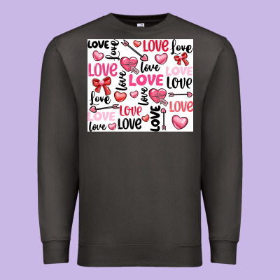 Love Premium Sweatshirt Designed By Lillyallendesigns