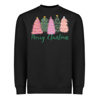 Merry Christmas Trees Heavyweight Sweatshirt | Teevron